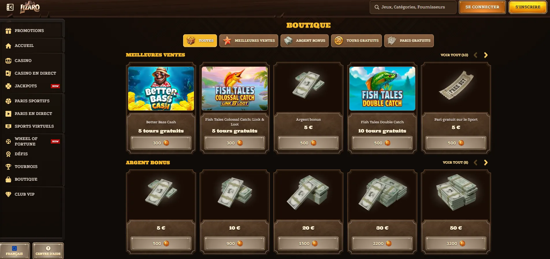Installer le raccourci sur iOS avec Safari — Lizaro casino app